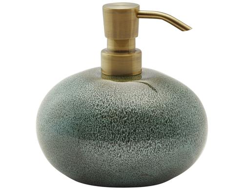 Aquanova Seifenspender Ugo 13x10x14 cm, Steingut, Edelstahl