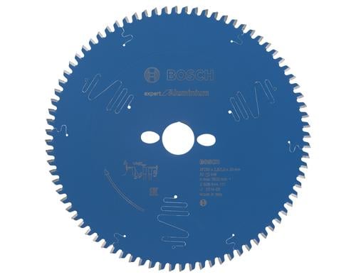 Bosch Professional Kreissägeblatt Expert Aluminium, 250x30x2,8 mm, 80
