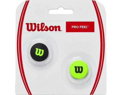 Wilson Tennis Dämpfer Pro Feel Blade 2er-Pack, grün/schwarz