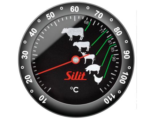 Silit Bratenthermometer Edelstahl, Durchmesser 6.2cm