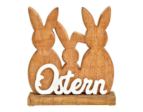 G.Wurm Aufsteller Hase Schriftzug 21x22x5cm