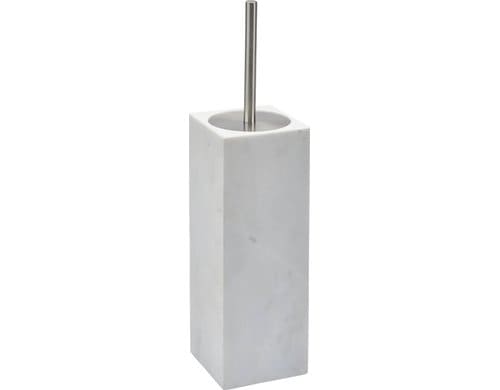 Aquanova WC-Bürstenhalter Hammam,Naturstein 9.5x9.5x39 cm, Metall, Naturstein