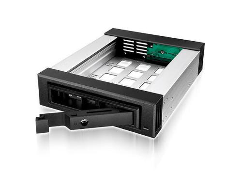 ICY BOX Wechselrahmen 3.5/2.5 IB-129SSK-B für SATA/SAS-HD, schwarz