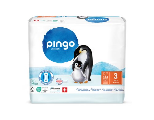 Pingo Windeln Einzelpack 3 Midi 4-9 kg / 44 Stk.