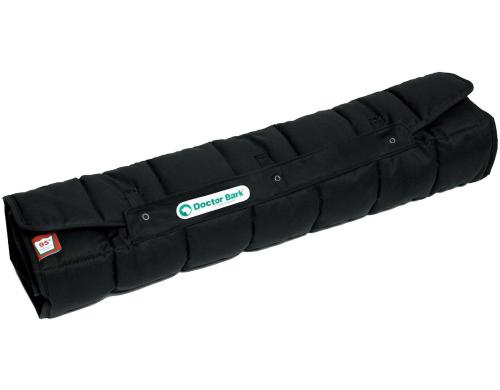 Doctor Bark Hundedecke schwarz portable 70x100cm gerollt