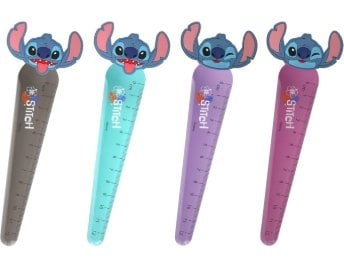 D&F Lineal Stitch 12 cm, 4-fach ass. farbig, 1 Stk