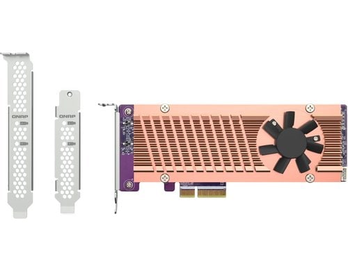QNAP Erweiterungskarte Dual M.2 22110/2280 PCIe (Gen3 x 4) NVMe SSD