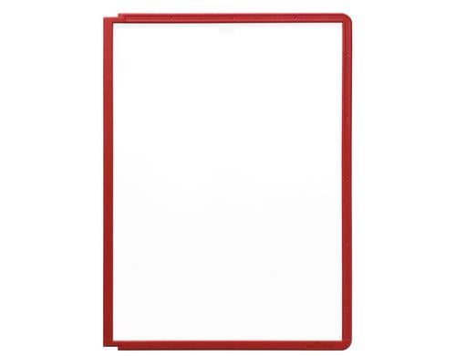 Durable Sichttaschen Sherpa rot, 5 Stk