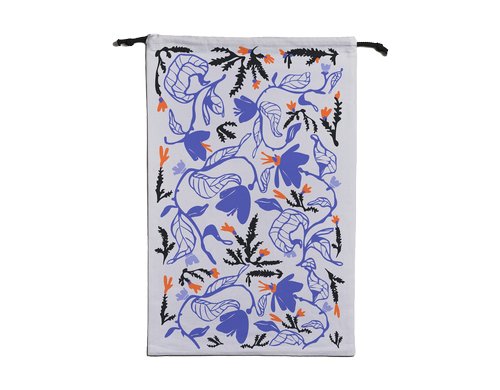 Chic Mic, Wäschesack black fern 40 x 60 cm, 40x60cm, 100% Bio Baumwolle
