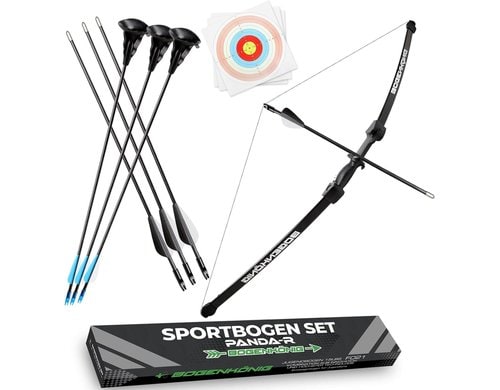 Bogenkönig 15lbs Bogen mit 6 Pfeilen Bogen mit 6 Pfeilen