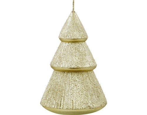 Eglo Weihnachtskerze Tanne Balezze Ø 85, H 135, Gold