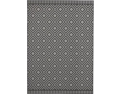Hanse Home In & Outd. Teppich Breeze 100% Polypropylen, 160x230cm, Schwarz