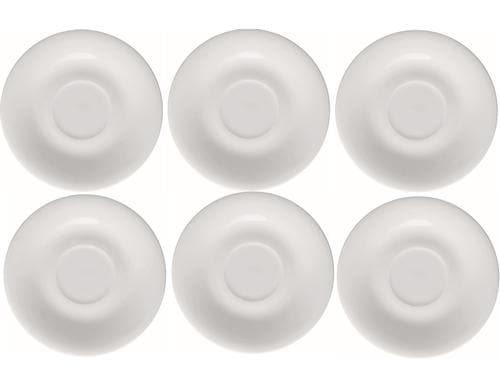 AK Untertasse Neve 15cm 6 Stk. 6 Stk., D 15cm, Bone China Porzellan