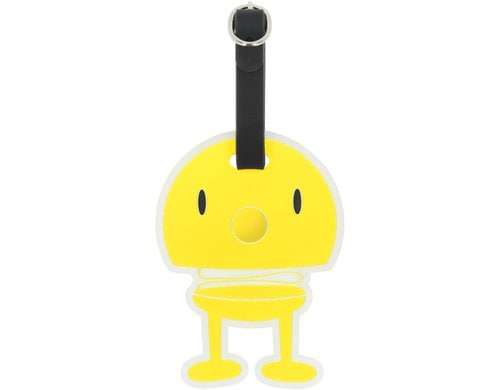 Hoptimist Gepäckanhänger, Gelb 10x8x0.7 cm, Silikon