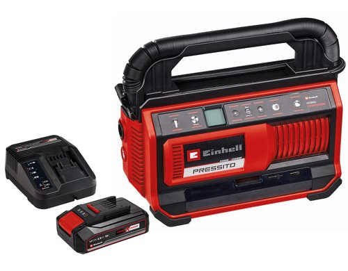 Einhell Pressito 18/25 (1x2.5Ah) Kit Hybrid-Kompressor (inkl Akku&Charger)