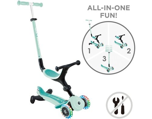 Globber Laufrad / Dreirad GO UP Mint Dark Mint