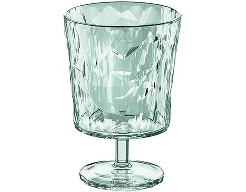 Koziol Weinglas Club Light transparent eucalyptus green, 250 ml