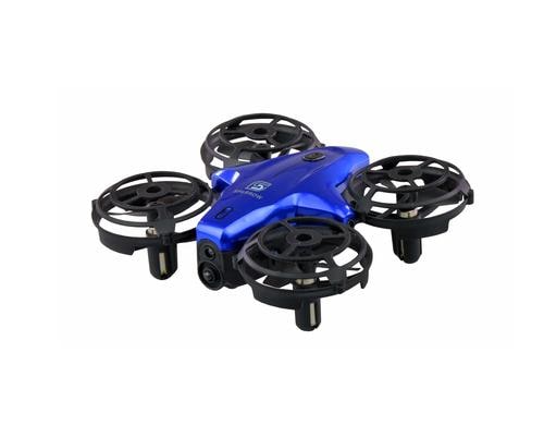 Amewi Sparrow Mini-Drohne 2,4GHz mit Sensoren blau, RTF