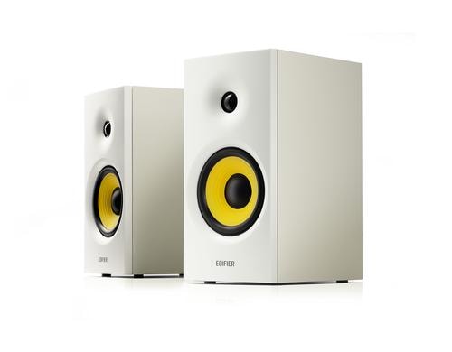 Edifier R1080BT, Aktiv Regallautsprecher Weiss, Bluetooth, 2 x Cinch-Eingänge