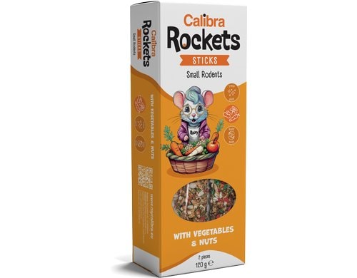 Calibra Rockets Gemüse&Nuss Sticks kl.Nager 2 Stück