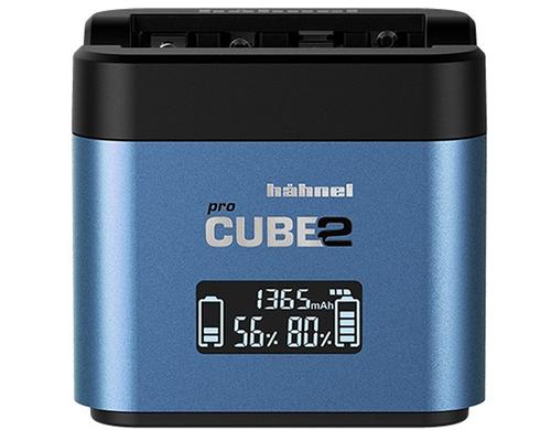 Hähnel pro Cube2 Doppel-Ladegerät Panasonic DMW-BLC12, DMW-BLF19, DMW-BLG10, DMC-BLJ31