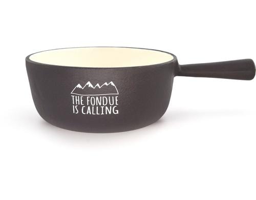 Heidi Cheese Caquelon Fondue is calling Gusseisen, schwarz Ø 20 cm