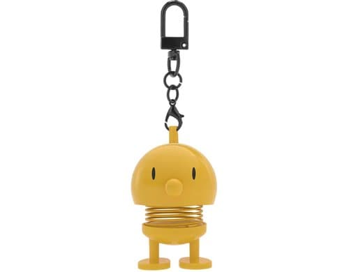Hoptimist Taschenanhänger Gelb 4x3.4x5.9 cm, ABS, Stahl