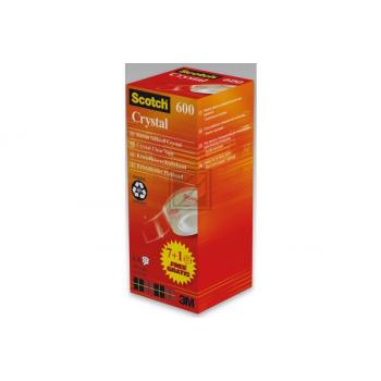 3M Scotch Crystal 7 Rollen + 1 gratis = 8