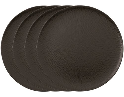 AK Set 4 Pizzateller Cm 32 Onyx Stoneware