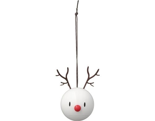 Hoptimist Weihnachtskugel 2 Stk., Rentier Ornament