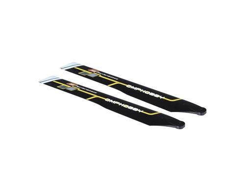 OMP Hobby Hauptrotorblätter Gelb M2 - Evo