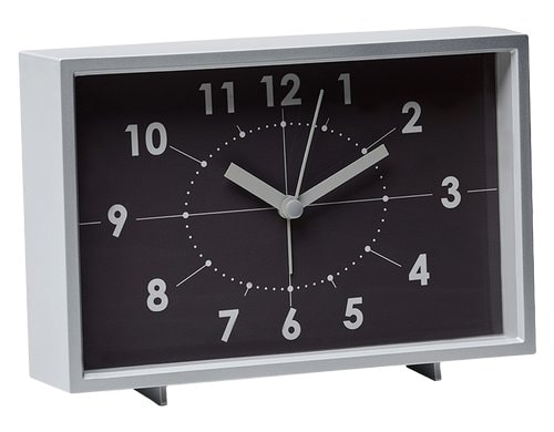 ChicMic Vintage Clock - Rocket 16x10.5cm, Alarm, Licht, Batterie exkl.