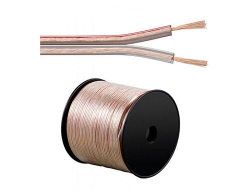 Lautsprecherkabel 4mm² Transparent OFC 100m