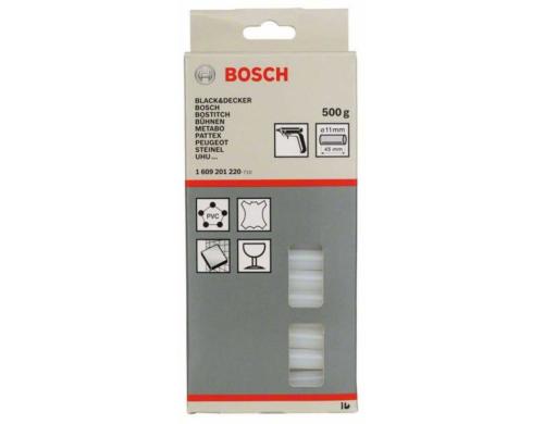 BOSCH Klebesticks, transparent 500g Klebesticks à 45mm