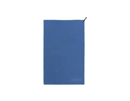 KOOR Badetuch blau M 55x90cm Pantone 2139, Silvadur