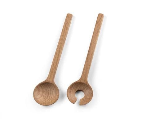 Bitz Salatbesteck 24cm Eiche Eiche, D: 5.7cm, L: 24cm