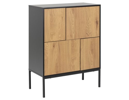 AC Design Sideboard Seaford MDF/Stahl, 80x40x103 cm