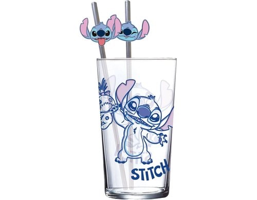 Lilo & Stitch Glass Stitch 485 ml Glas, 485 ml