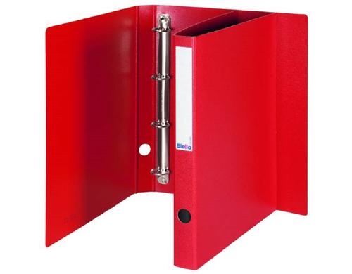 Biella Ringheft Viria  3.1 cm, 2-Ring Format A4, rot