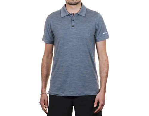 Merino & More Poloshirt grau Grösse L