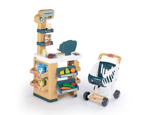 City-Markt mit Einkaufswagen