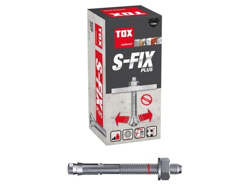 Bolzenanker S-Fix Plus M6x70/12 mm