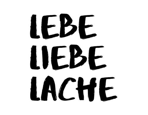 B+C Servietten Lebe, liebe 33x33 cm, 20 Stück, 3-lagig