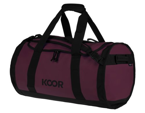 KOOR Dufflebag 50L maroon Rpet, maroon