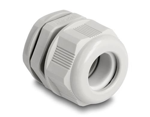 Delock EX-Kabelverschraubung M25, grau, 2 Stück