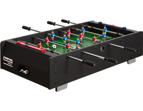 Bandito Mini-Kicker mit Teleskopstangen Tischaufleger 94x51x23 cm - schwarz