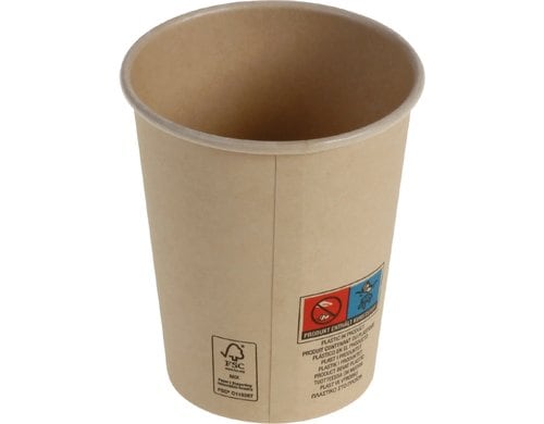 belesse nature Bambuskartonbecher 2dl 50 Stk, Ø80mm, naturbelassen, PLA SUP