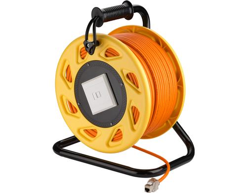Goobay Kabelrolle Netzwerk 90m, Cat 7A S/FTP