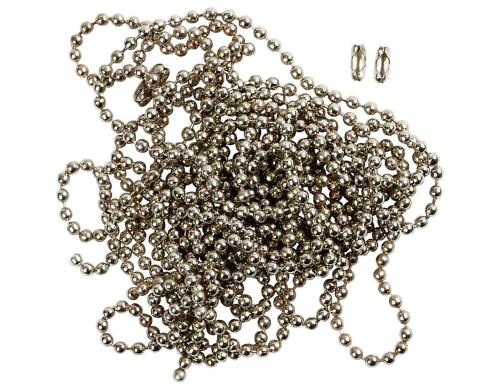 Creativ Company Kugelkette versilbert L: 100 cm, D: 1.5 mm
