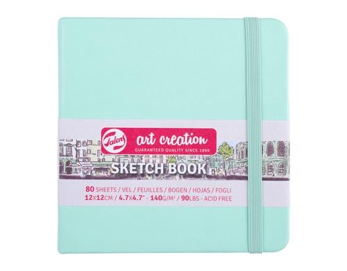 Talens Skizzenbuch 12 x 12 cm 140g/m2, 80 Bogen, gebunden, Mint